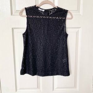 Equipment Black Lace Tank